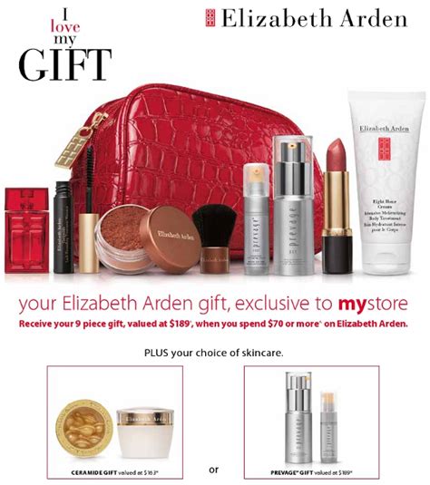 myer elizabeth arden gift.